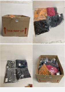 BOX OF PREMIUM CLOTHING ITEMS IN VARIOUS SIZES & DESIGNS