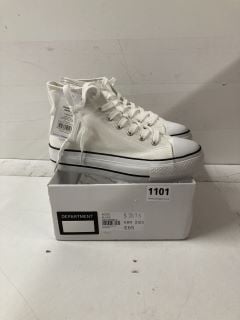 WHITE ANKLE TRAINERS UK SIZE 5