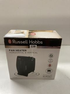 RUSSELL HOBBS FAN HEATER HORIZONTAL & VERTICAL