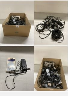 BOX OF ITEMS TO INC LOGIK USB C TO 4 PORTS USB HUBS