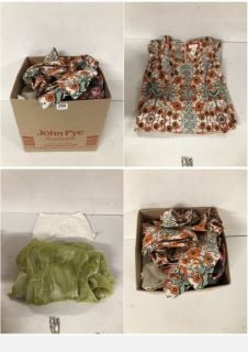 BOX OF PREMIUM DESIGNER CLOTHING IN VARIOUS SIZES & DESIGNS - APPROX RRP £250