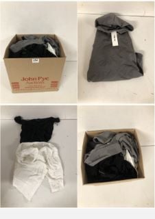 BOX OF PREMIUM DESIGNER CLOTHING IN VARIOUS SIZES & DESIGNS - APPROX RRP £250