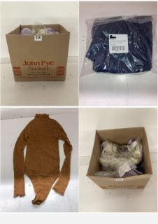 BOX OF PREMIUM DESIGNER CLOTHING IN VARIOUS SIZES & DESIGNS - APPROX RRP £250