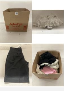 BOX OF PREMIUM DESIGNER CLOTHING IN VARIOUS SIZES & DESIGNS - APPROX RRP £250