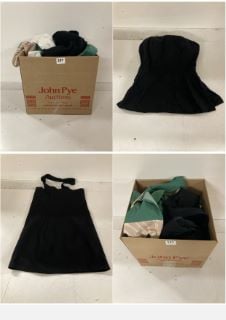 BOX OF PREMIUM DESIGNER CLOTHING IN VARIOUS SIZES & DESIGNS - APPROX RRP £250