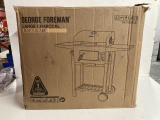 GEORGE FOREMAN LARGE CHARCOAL BARBEQUE MODEL NO: GFCSBBQL