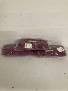 3 X ROLL WITH IT THERMAL TOPS IN WINE RED - SIZE XS - TOTAL RRP £132