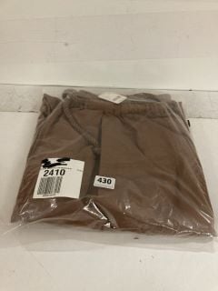 KAHALANI HAREM PULL-ON TROUSERS IN BROWN - SIZE M - RRP $98