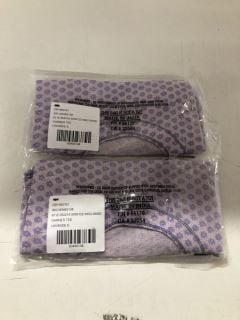 2 X GARNER DESIGNER TEES IN LAVANDER - SIZE S - TOTAL RRP £116