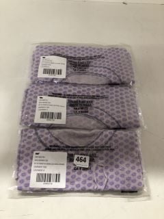 3 X GARNER DESIGNER TEES IN LAVANDER - SIZE S - TOTAL RRP £174