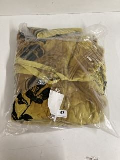 WOMENS DESIGNER JACKET IN MUSTARD YELLOW COMBO - SIZE S - RRP $298