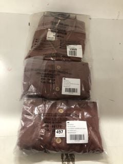 2 X SO FRESH DESIGNER SETS IN BROWN - SIZE XS - TOTAL RRP £234