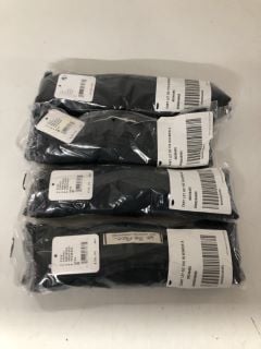 4 X CANT LET GO DESIGNER TEES IN BLACK - SIZE S - RRP £136