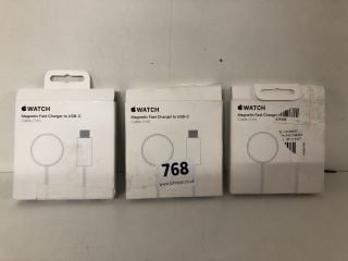 3 X APPLE WATCH MAGNETIC FAST CHARGER TO USB-C