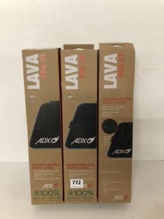 3 X ADX LAVA PRO 23 RGB MOUSE PADS