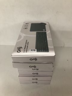 6 X GOJI 3 IN 1 WIRELESS KEYBOARD