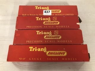 4 X TRI-ANG RAILWAYS COLLECTABLE MODEL TRAINS TO INCLUDE 00 GAUGE SCALE MODELS