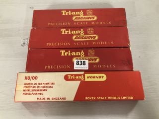 4 X TRI-ANG COLLECTABLE MODEL TRAINS TO INCLUDE HORNBY & RAILWAYS