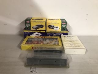 QTY OF VINTAGE COLLECTABLE MODELS TO INCLUDE SET OF VINTAGE CAR MINIATURES