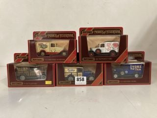 5 X MATCHBOX MODELS OF YESTERYEAR METAL CARS TO INCLUDE Y-12 1912 MODEL T FORD