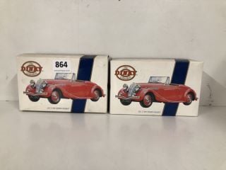 2 X 'THE DINKY COLLECTION' VINTAGE METAL CAR SETS