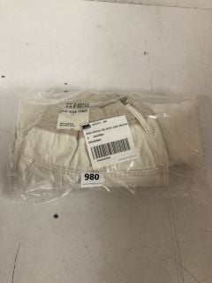 NEW SCHOOL RELAXED JEANS IN IVORY - SIZE S - RRP £140