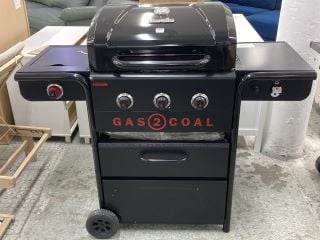 JOHN LEWIS GAS 2 COAL CHAR BROIL FOUR BURNER GAS BARBECUE RRP £549