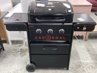 JOHN LEWIS GAS 2 COAL CHAR BROIL FOUR BURNER GAS BARBECUE RRP £549