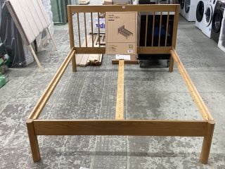 JOHN LEWIS SIMPLE HKSO OAK BEDSTEAD 150CM RRP £499