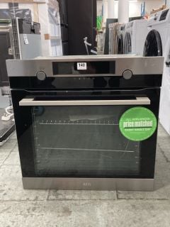 AEG SINGLE ELECTRIC OVEN MODEL BCK558270M