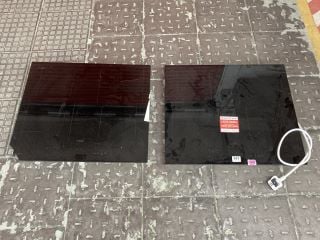 2 X CDA CERAMIC HOBS (SMASHED GLASS)