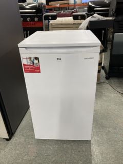 SHARP UNDERCOUNTER FRIDGE MODEL SJ-UE080M4W RRP £149