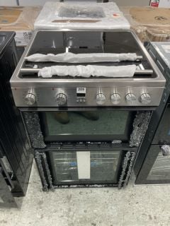 HISENSE ELECTRIC COOKER MODEL HDE3211BXUK RRP £629 (SMASHED GLASS)