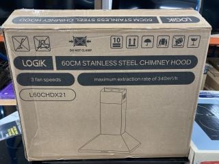 LOGIK CHIMNEY HOOD MODEL L60CHDX21 RRP £79