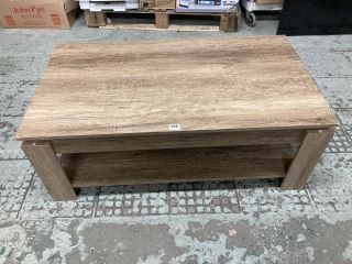 OAK EFFECT COFFEE TABLE