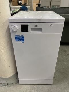 BEKO SLIMLINE DISHWASHER MODEL DVS04X20W RRP £269