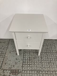 JOHN LEWIS WILTON TWO-DRAWER BEDSIDE TABLE RRP £109