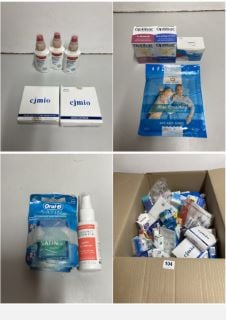 BOX OF PHARMACEUTICAL ITEMS TO INCLUDE VITAMIN SUPPLEMENTS