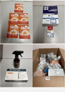 BOX OF PHARMACEUTICAL ITEMS TO INCLUDE VITAMIN SUPPLEMENTS