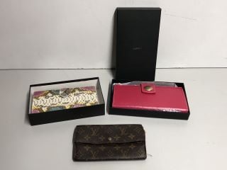 3 X WALLETS INC LOUIS VUITTON WALLET