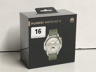 HUAWEI GT4 46MM GREEN WOVEN STRAP WATCH RRP:£219 (SEALED)