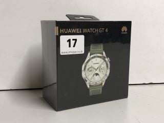 HUAWEI GT4 46MM GREEN WOVEN STRAP WATCH RRP:£219 (SEALED)