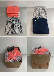 A BOX OF PREMIUM DESIGNER CLOTHING, MAINLY SEALED