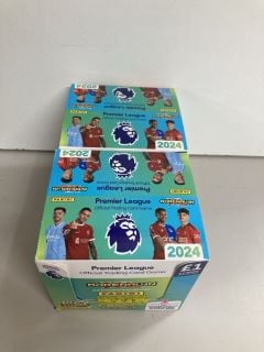 TWO BOXES OF PANINI ADRENALYN PREMIER LEAGUE OFFICIAL FOOTBALL TRADING CARD PACKS (SEALED)