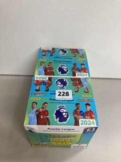 TWO BOXES OF PANINI ADRENALYN PREMIER LEAGUE OFFICIAL FOOTBALL TRADING CARD PACKS (SEALED)