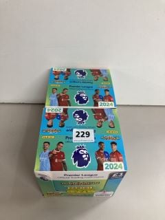 TWO BOXES OF PANINI ADRENALYN PREMIER LEAGUE OFFICIAL FOOTBALL TRADING CARD PACKS (SEALED)