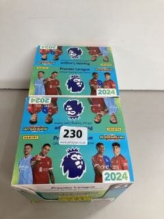 TWO BOXES OF PANINI ADRENALYN PREMIER LEAGUE OFFICIAL FOOTBALL TRADING CARD PACKS (SEALED)