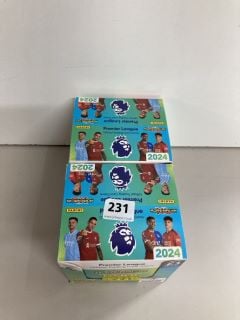 TWO BOXES OF PANINI ADRENALYN PREMIER LEAGUE OFFICIAL FOOTBALL TRADING CARD PACKS (SEALED)