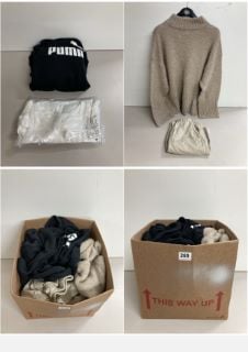 MEN'S AND WOMEN'S CLOTHING, UNSEALED