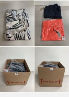 A BOX OF PREMIUM DESIGNER CLOTHING, MAINLY SEALED